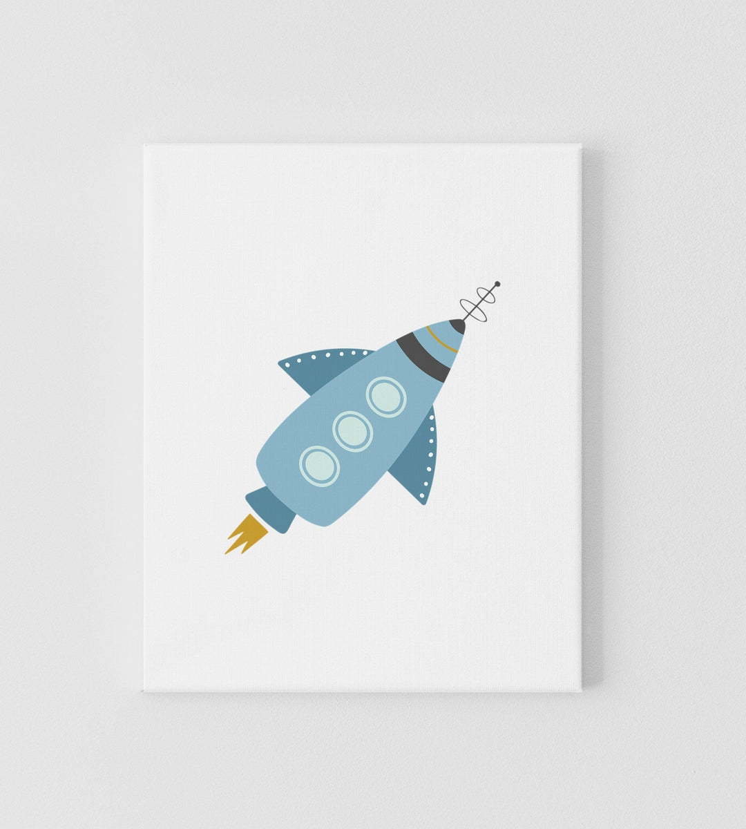 Boys Wall Art Print Outer Space Rocket, Boys Nursery Art Prints, Boys ...
