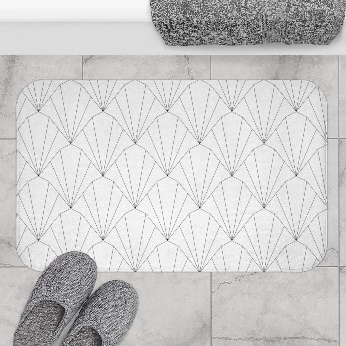 Contemporary discount bath mat