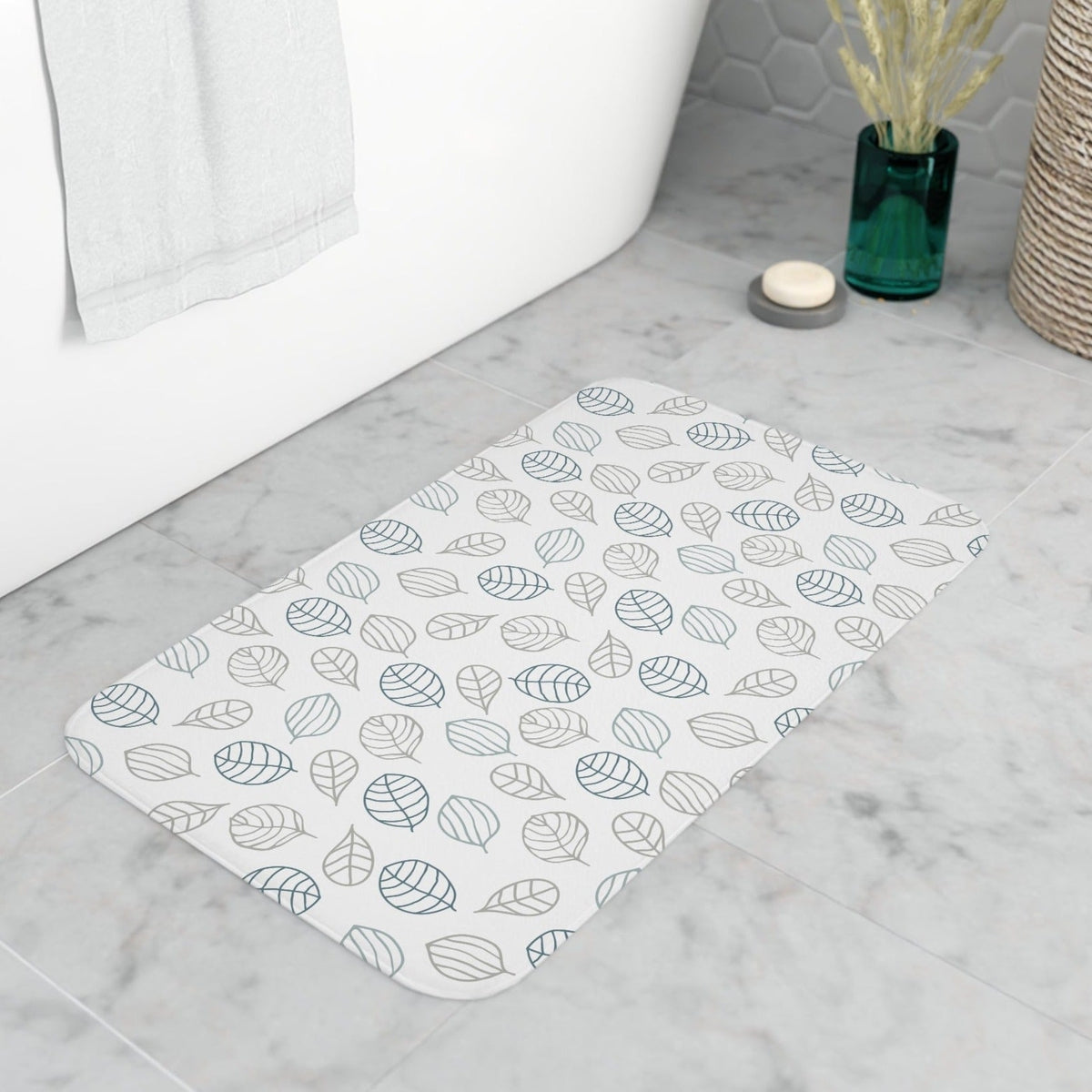 Boho on sale bath mat