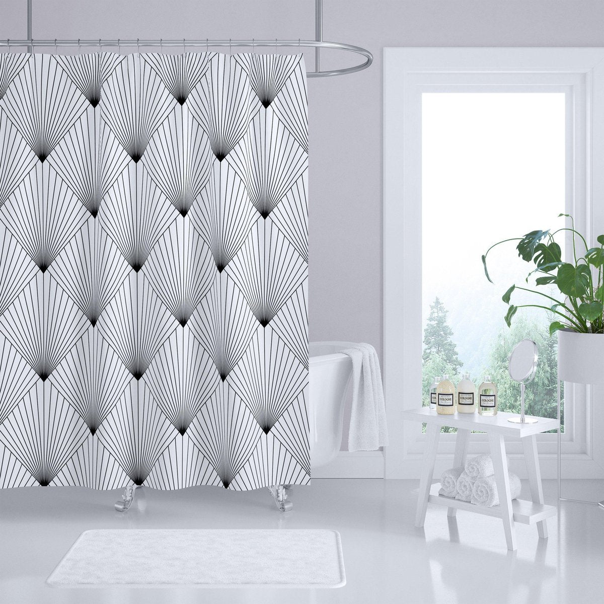 Art Deco Shower Curtain