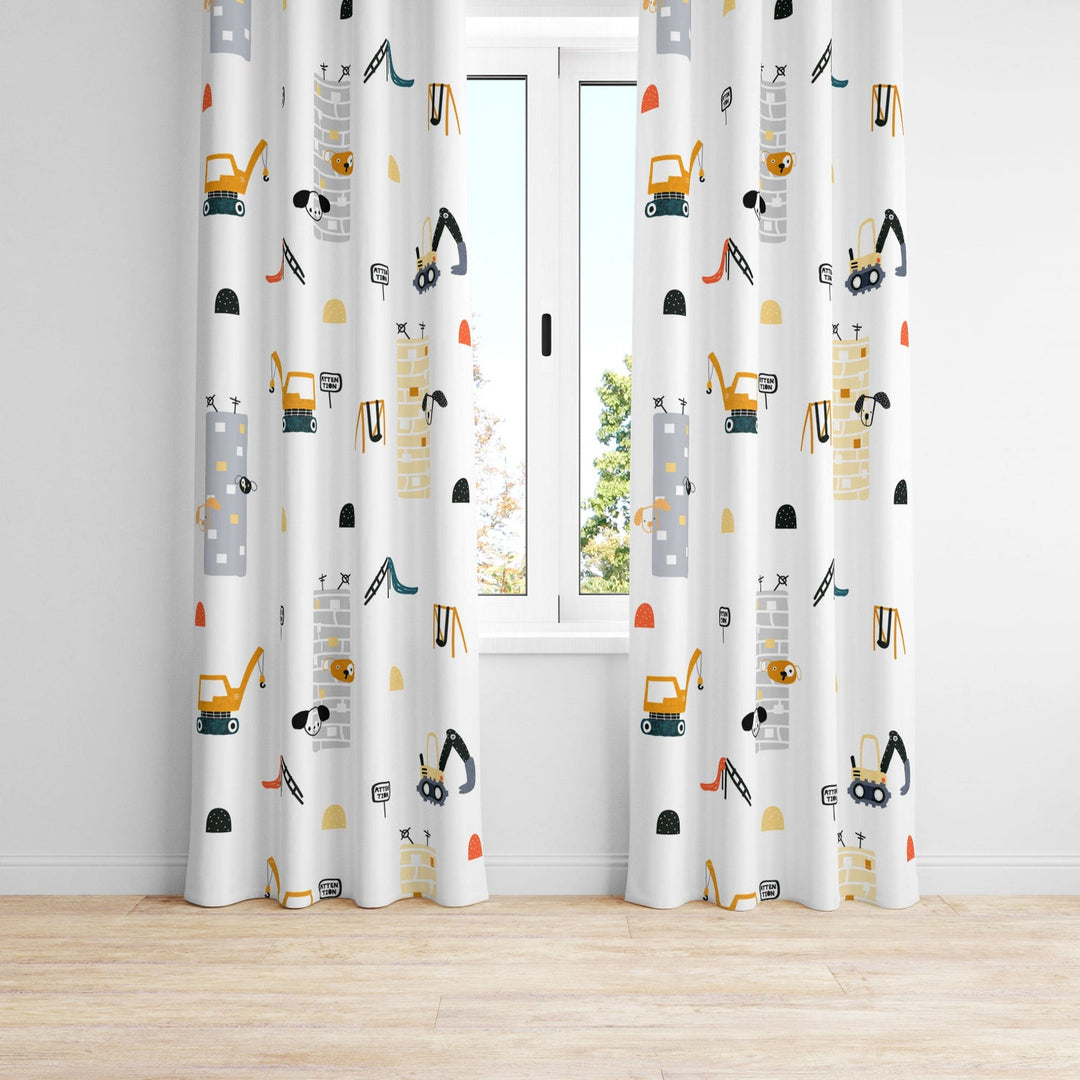 Black Spider Web Kids Blackout Curtains Window, Boys Martinique