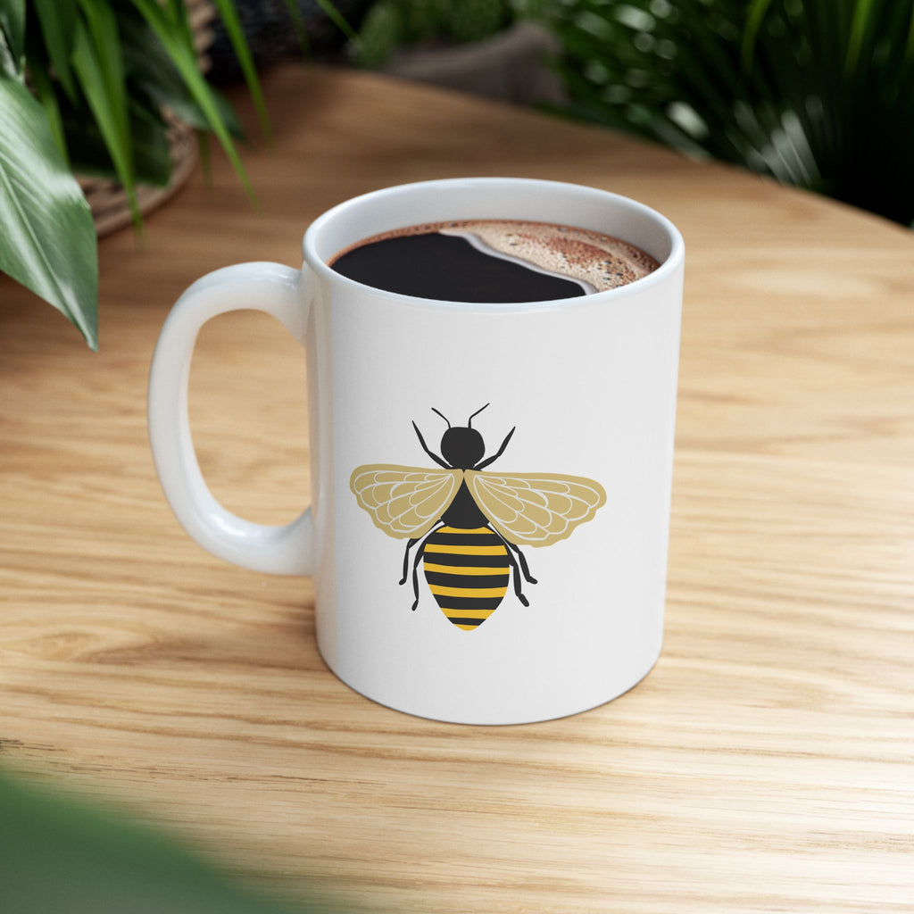 bee coffee cup Honey Bee Coffee Mug, Coffee Cups, Ceramic Mugs and Drinkware, Made in USA