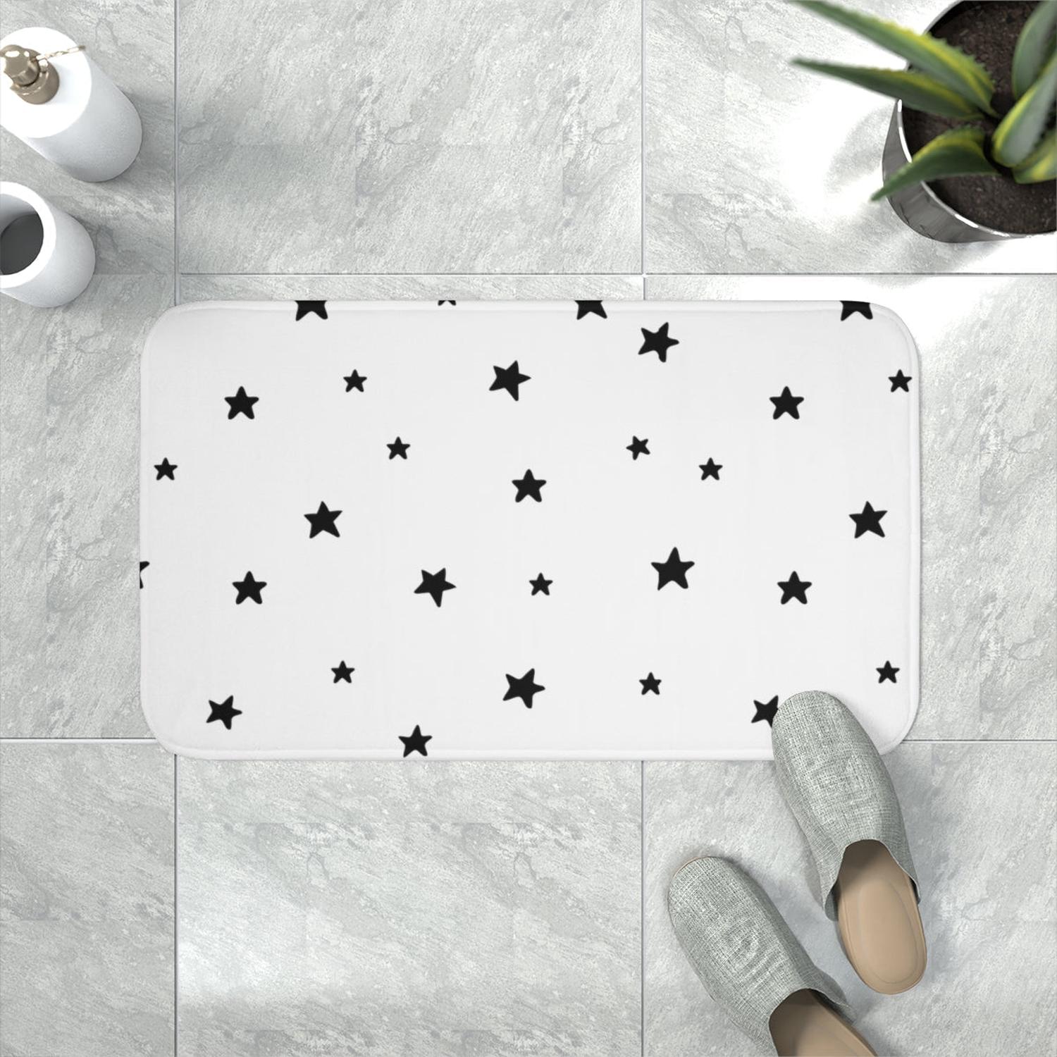 Bath Mats Stars, Shower Mat, Bath Rug, Bathroom Decor & Accessories ...