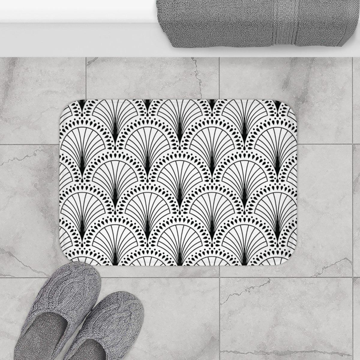 Bath Mat Art Deco, Shower Mat, Bath Rug, Bathroom Decor & Accessories ...