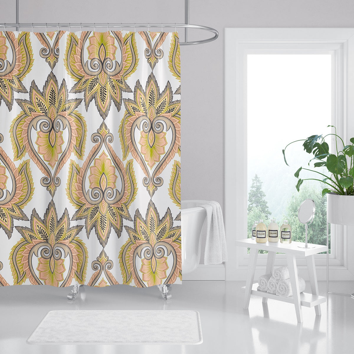 Glam shop shower curtain